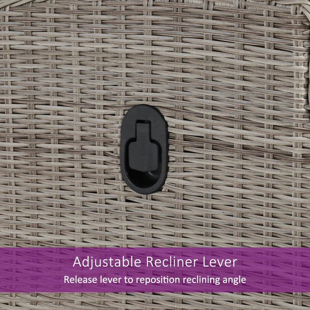 LOUNGE YARD Nexus Outdoor Wicker Chaise Lounge — product view 6