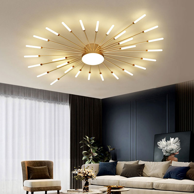 Wesley Modern Home Decoration Fireworks LED Ceiling Light — product view 7