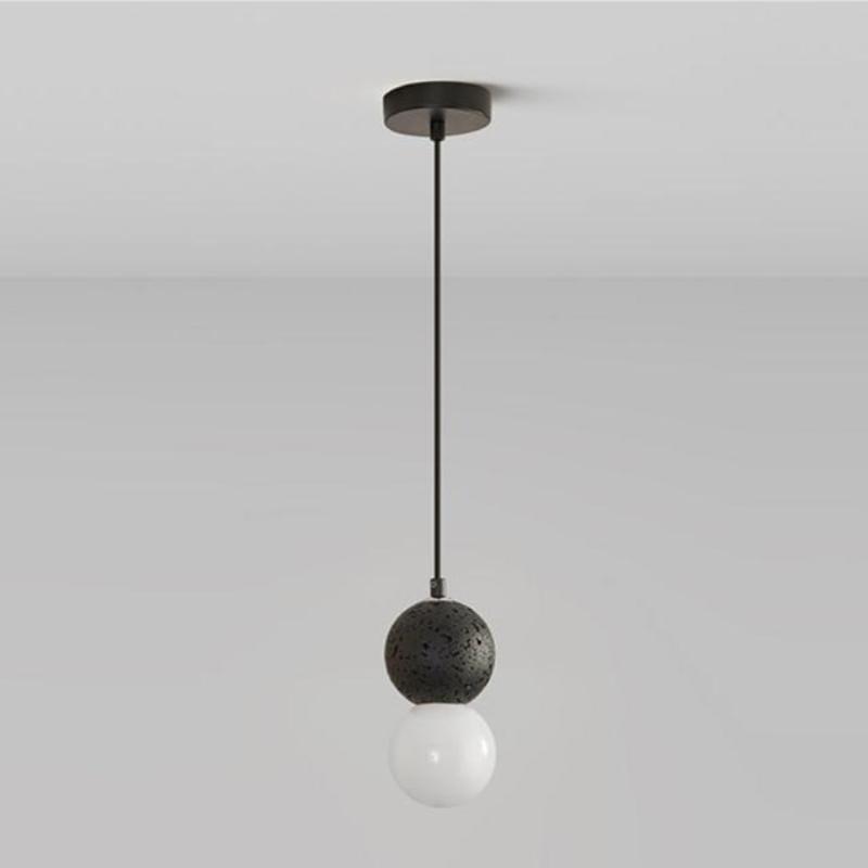 Kessie Pendant Light Travertine — product view 3