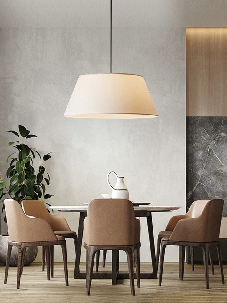 Dune Tapered Fabric Pendant Light — product view 2
