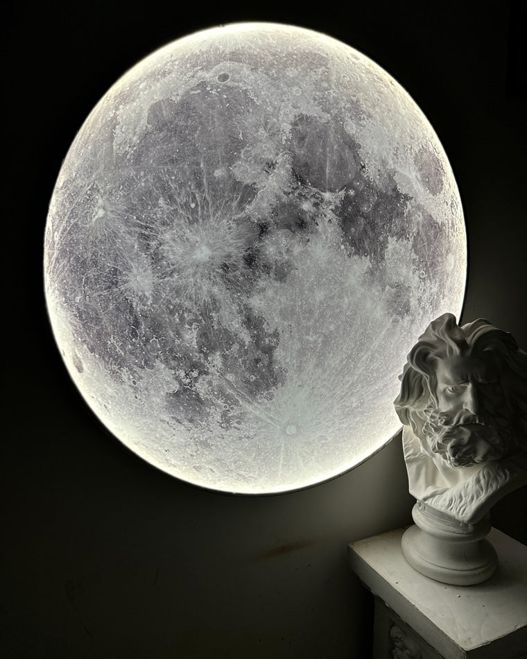 WOMO Moon/Earth Round Wall Sconce-WM6102 — product view 6