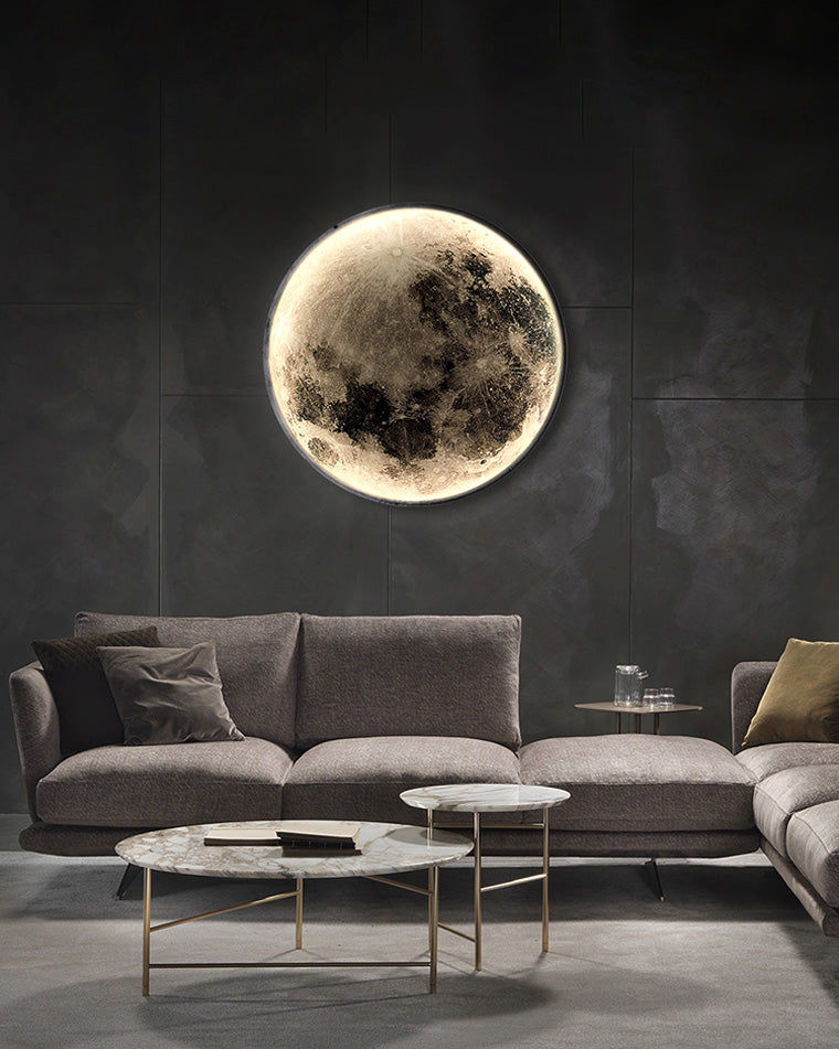 WOMO Moon/Earth Round Wall Sconce-WM6102 — product view 2