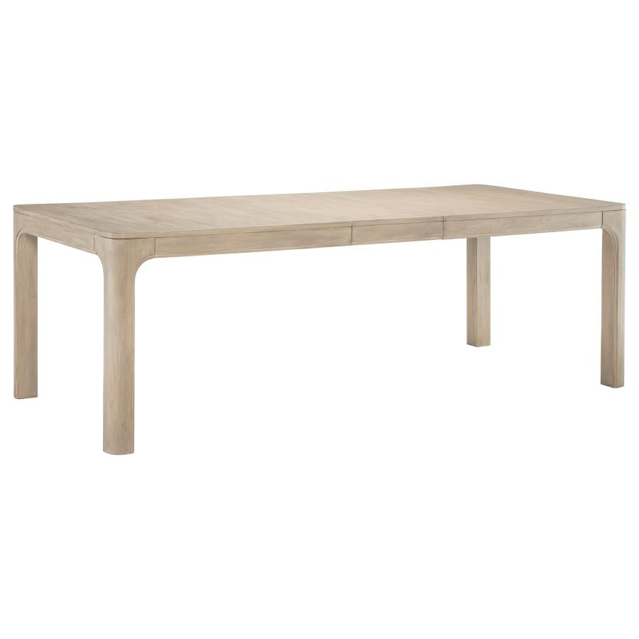 Coaster Solano 7 pc Weathered Mango Wood Dining Table Set – 115501-S7 — product view 3