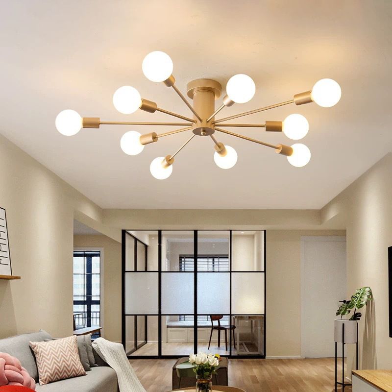 Valentina Modern Globe Bubble Flush Mount Ceiling Light — product view 6
