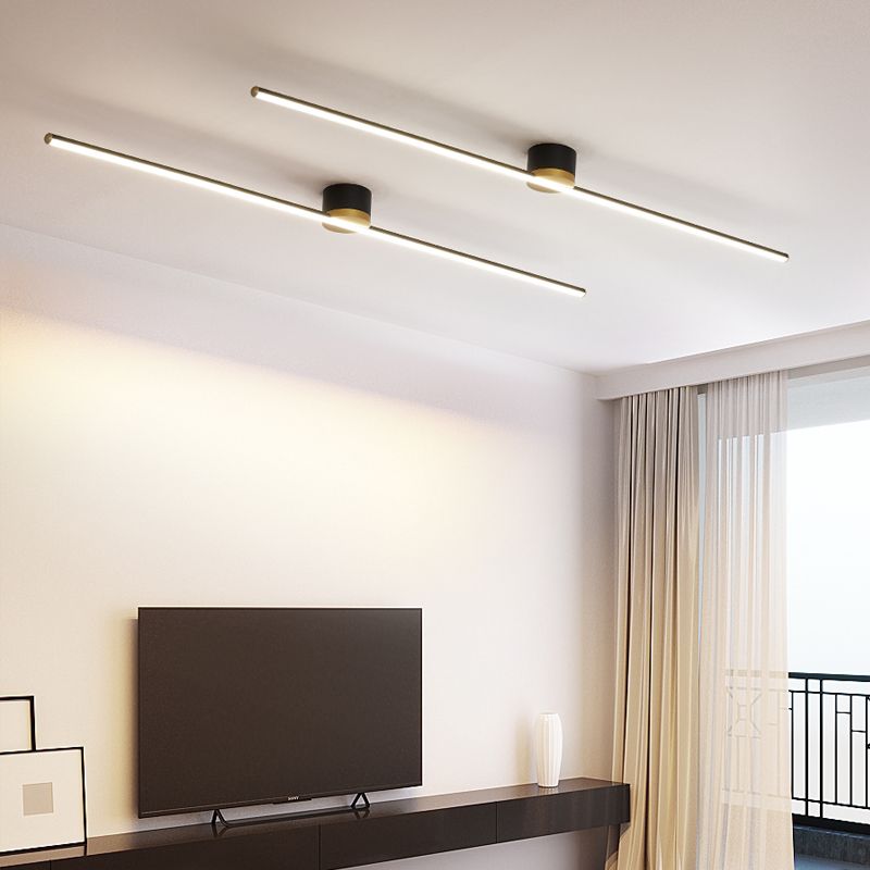 Erix Linear Flush Mount Ceiling Light — product view 7