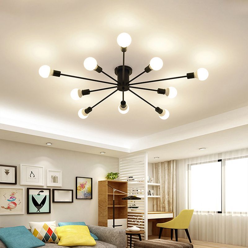 Valentina Modern Globe Bubble Flush Mount Ceiling Light — product view 5