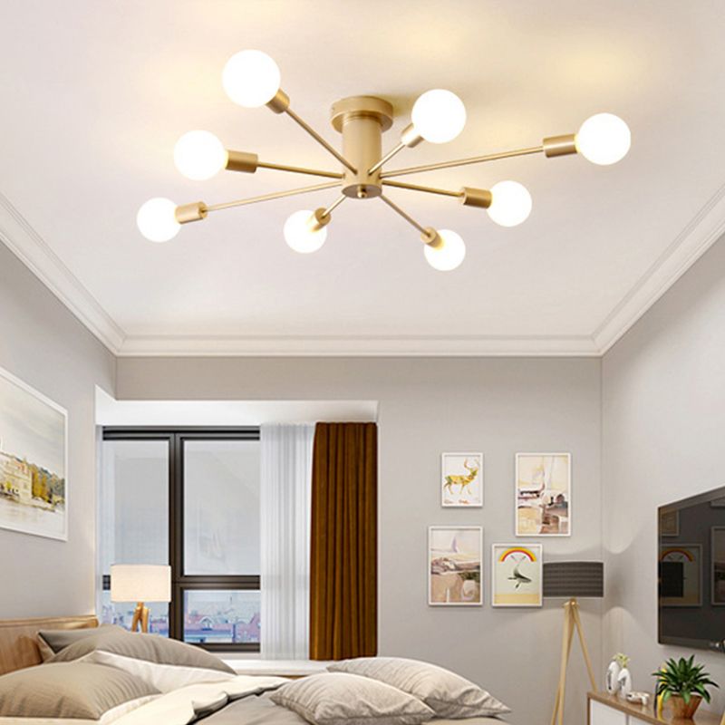 Valentina Modern Globe Bubble Flush Mount Ceiling Light — product view 4