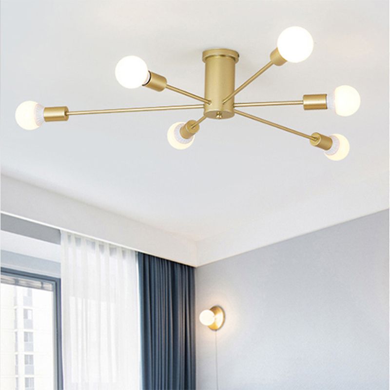 Valentina Modern Globe Bubble Flush Mount Ceiling Light — product view 2