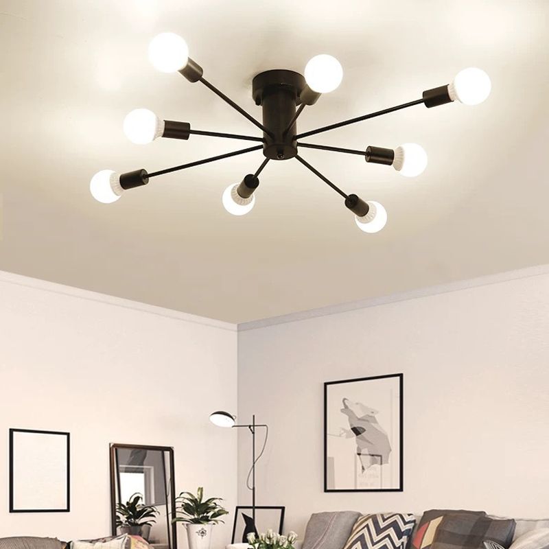 Valentina Modern Globe Bubble Flush Mount Ceiling Light — product view 3