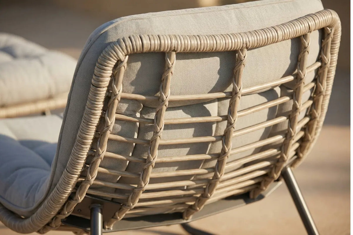 Livli™ Wicker Lounge Chair with Ottoman — product view 2
