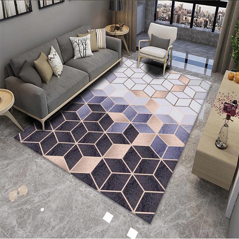 Geometric Pattern Area Rug Bowlift — product view 4