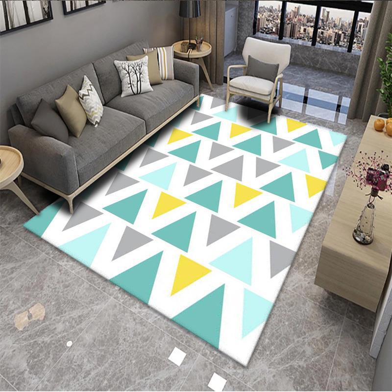 Geometric Pattern Area Rug Bowlift — product view 6