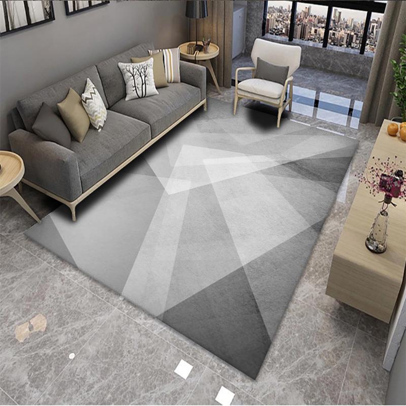Geometric Pattern Area Rug Bowlift — product view 2
