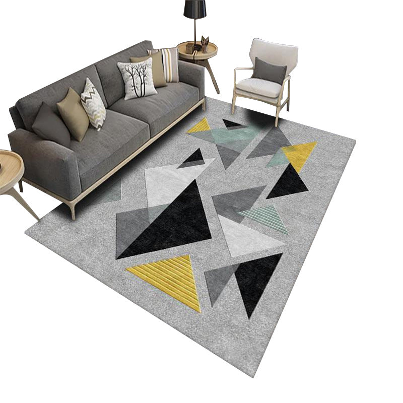 Geometric Pattern Area Rug Bowlift — product view 5