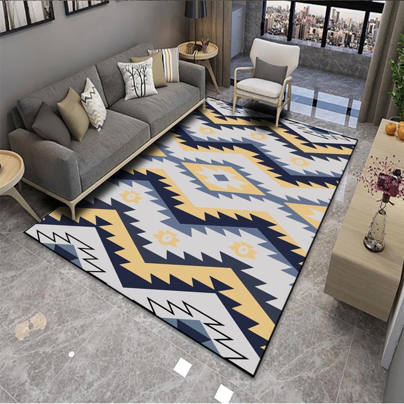Geometric Pattern Area Rug Bowlift — product view 1