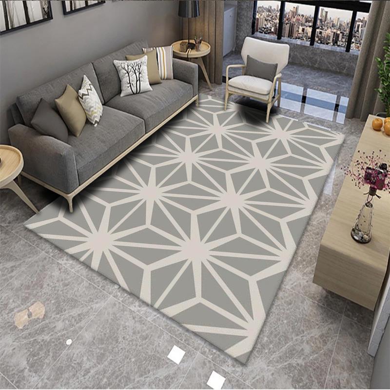 Geometric Pattern Area Rug Bowlift — product view 7