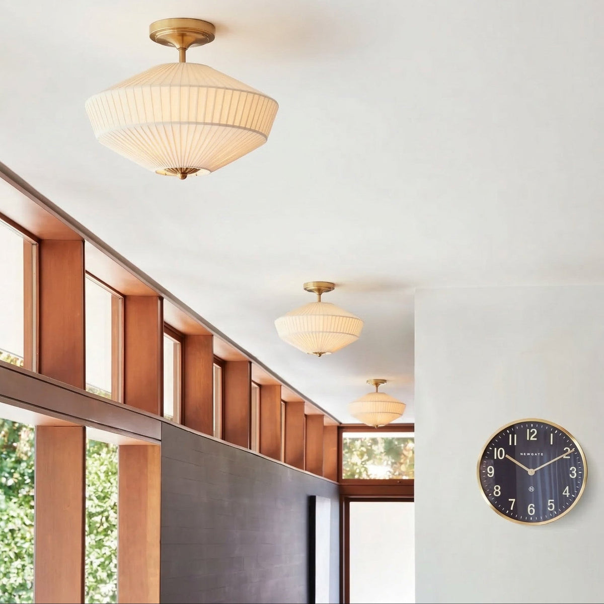 Elumina Silk Drum Semi-Flush Ceiling Light — product view 4