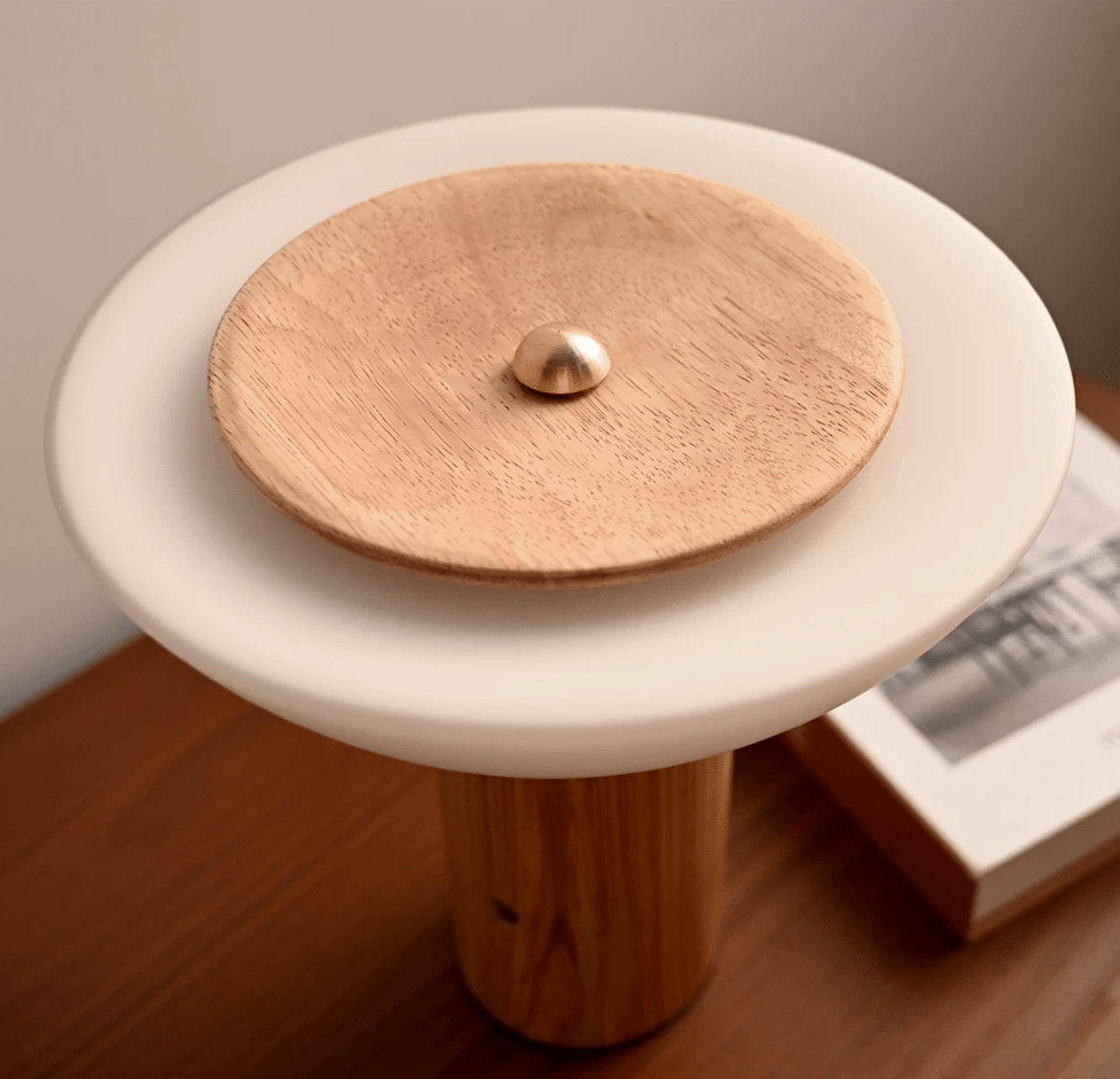 Solace Wood Table Lamp — product view 4