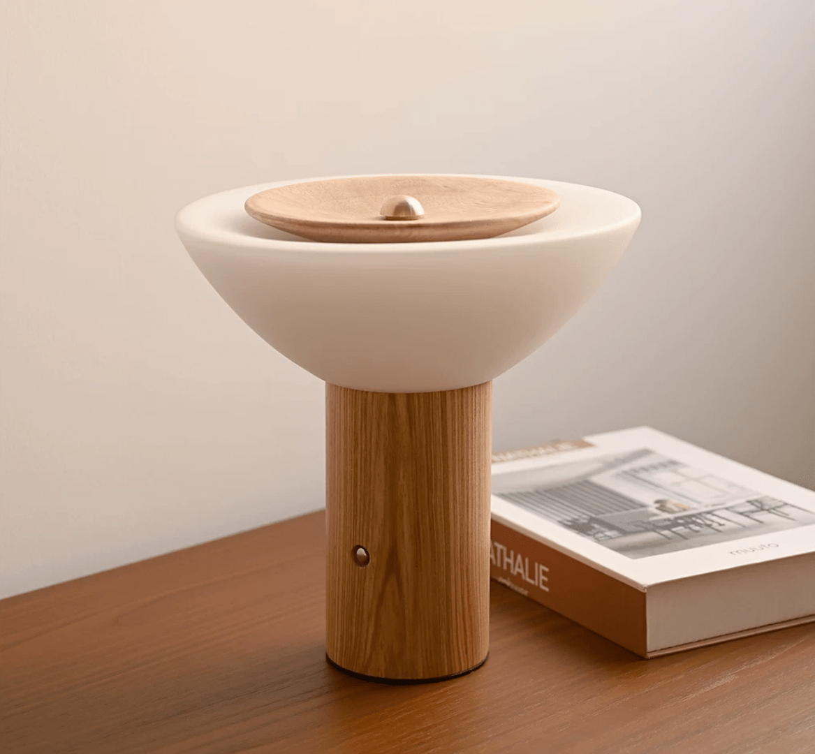 Solace Wood Table Lamp — product view 6