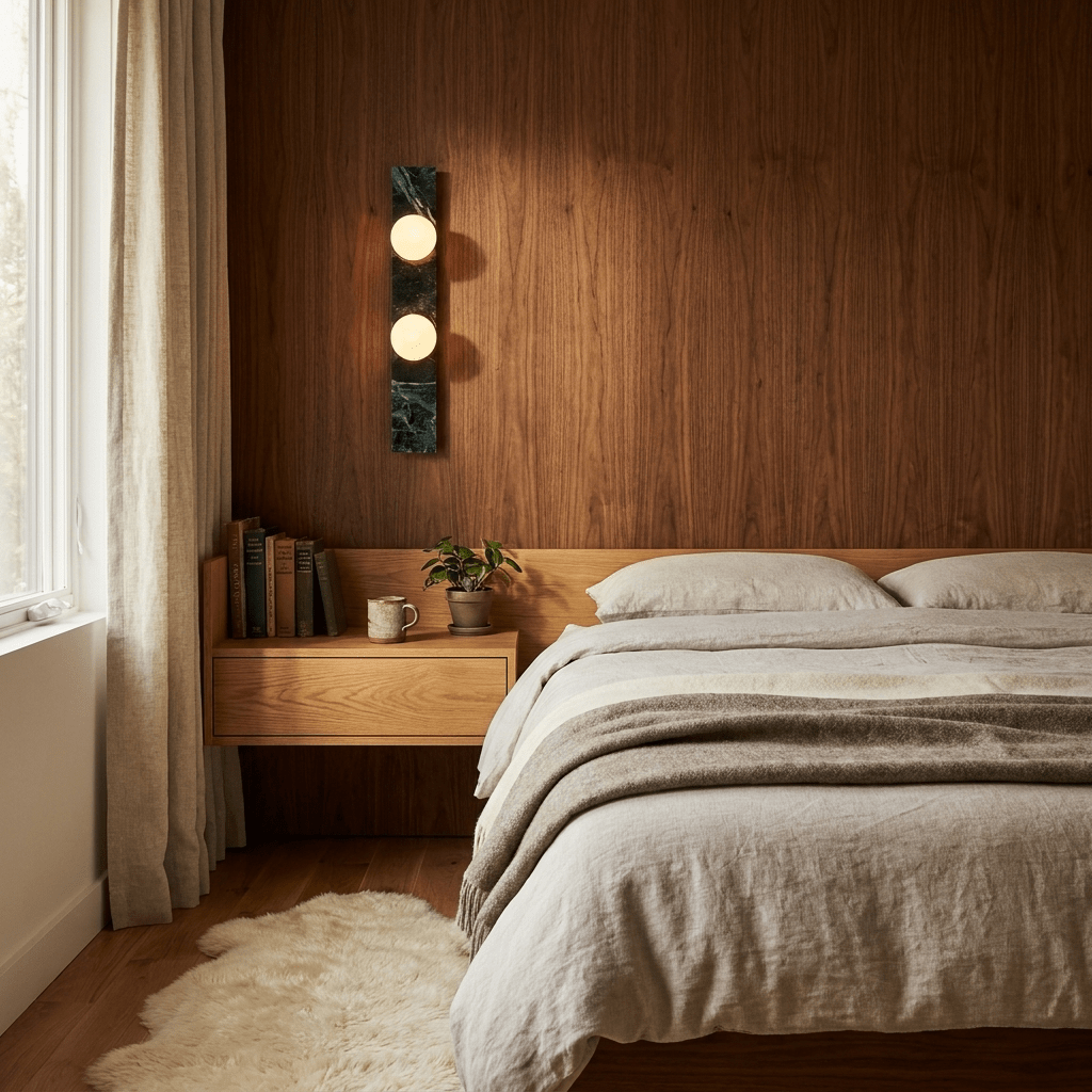 Virelle Stone Double Globe Wall Sconce — product view 6