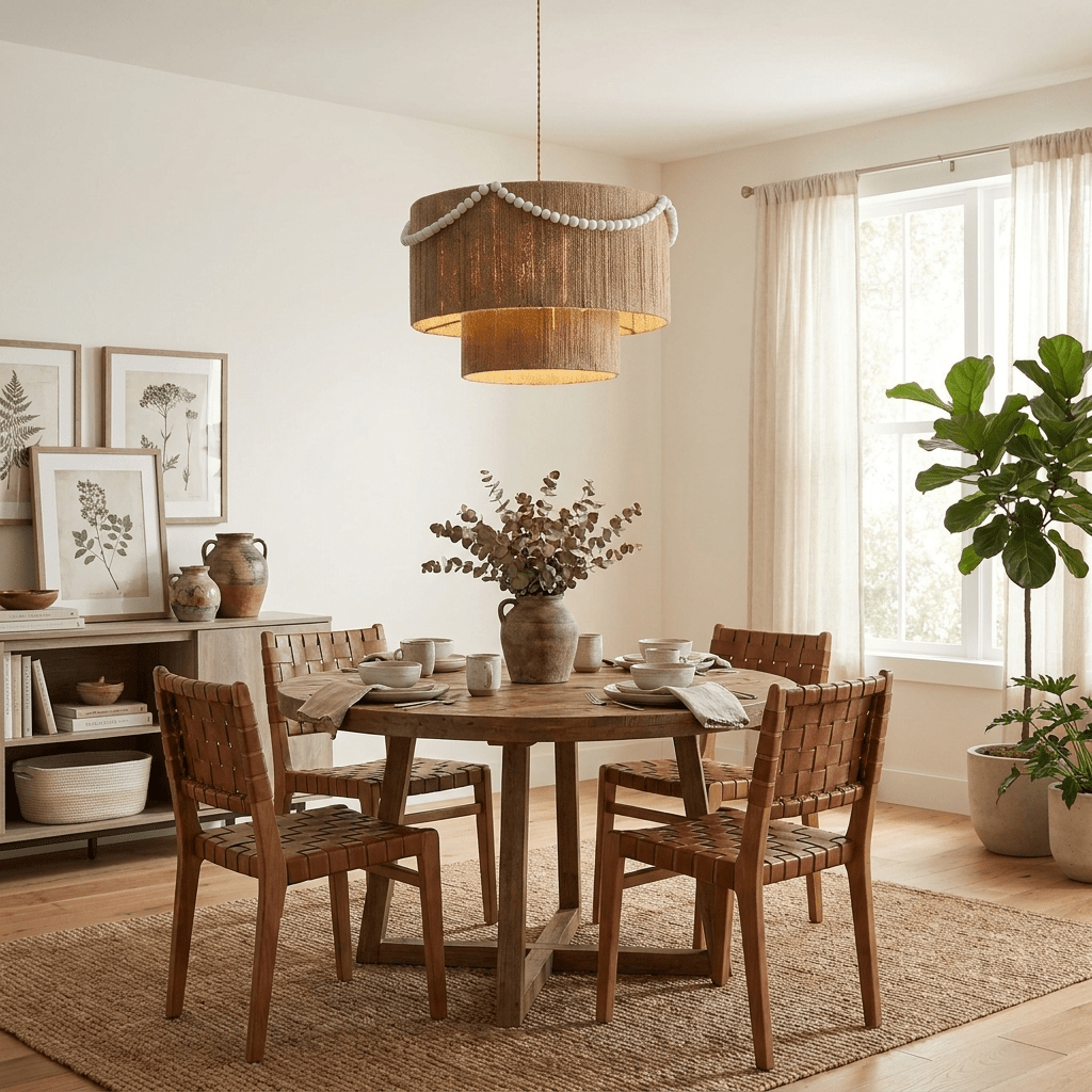 Juniper Tiered Rope Pendant Lamp — product view 6
