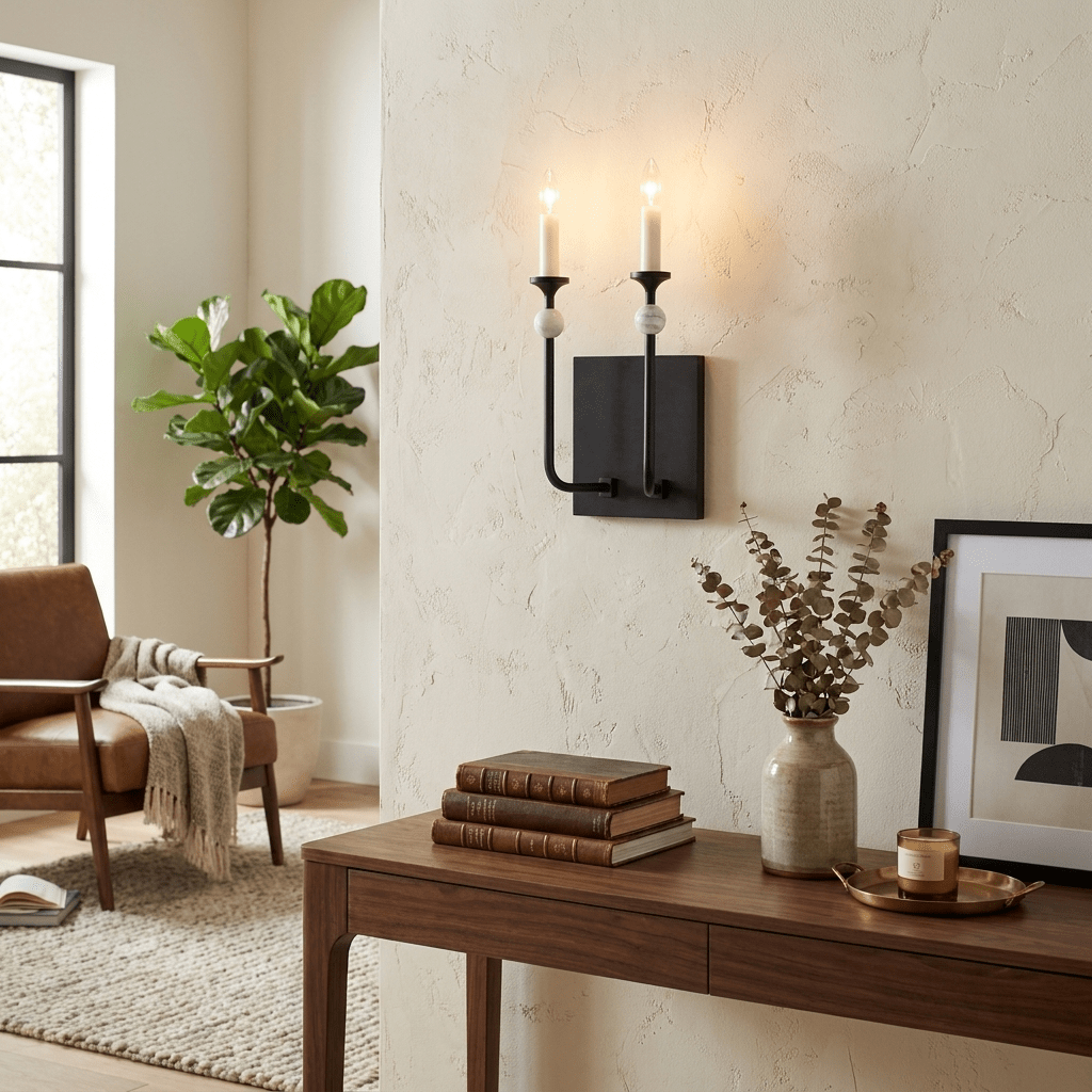 Vesper Candlestick Wall Sconce — product view 6