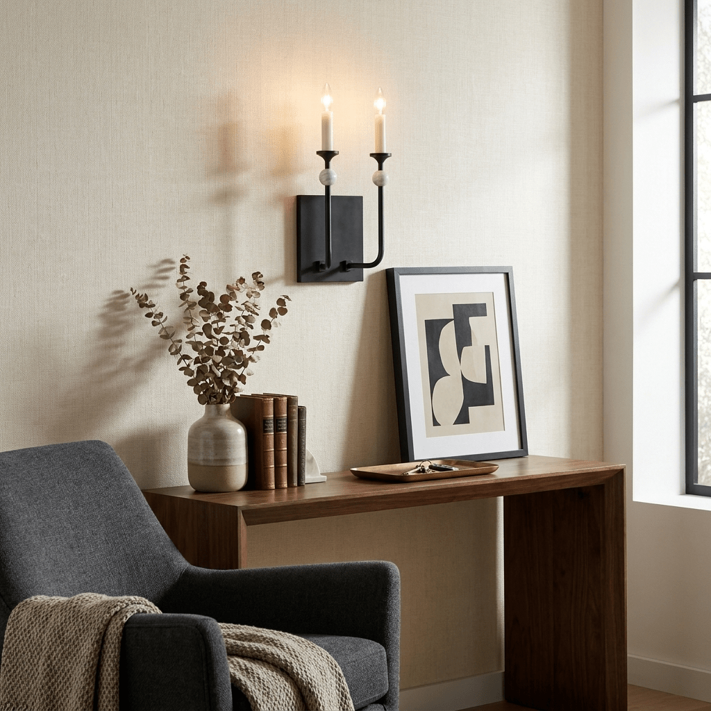 Vesper Candlestick Wall Sconce — product view 3