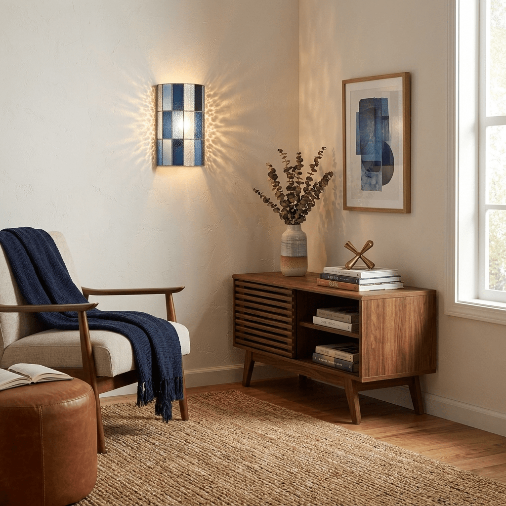 Spectra Faceted Glass Wall Sconce — product view 4