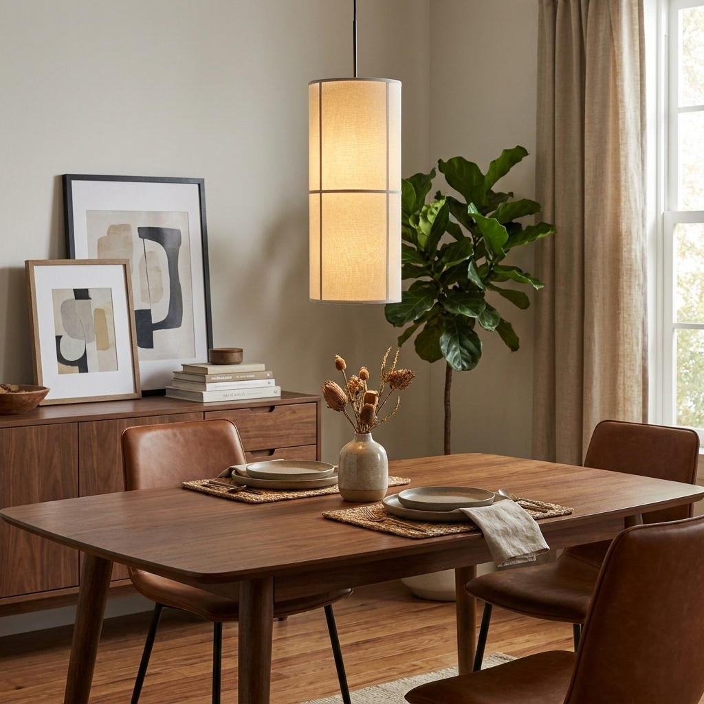 Column Fabric Pendant Lamp — product view 3