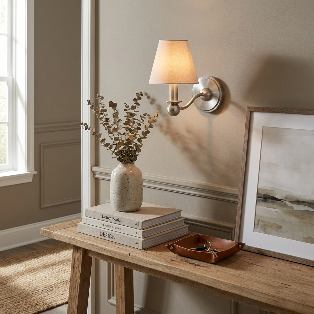 Harlow Fabric Wall Sconce — product view 3