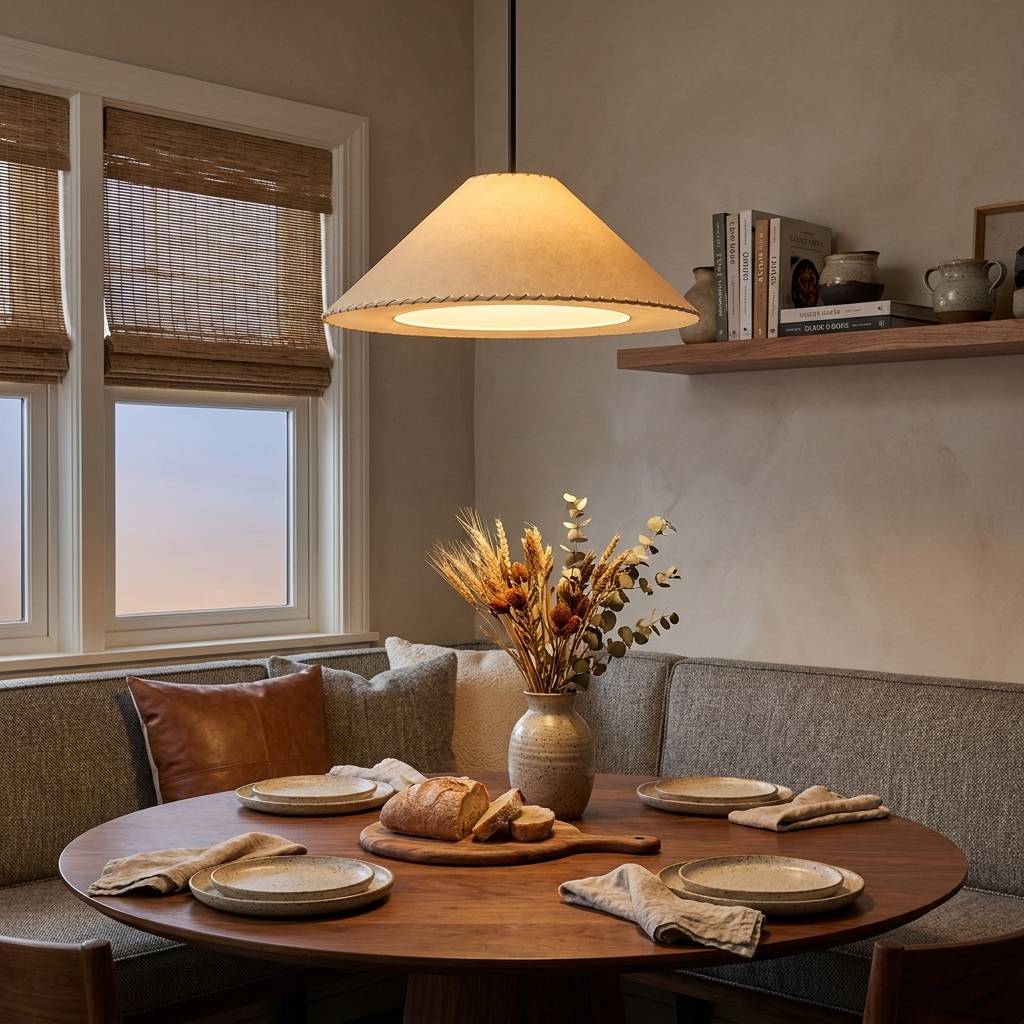 Brim Fabric Cone Pendant Lamp — product view 4