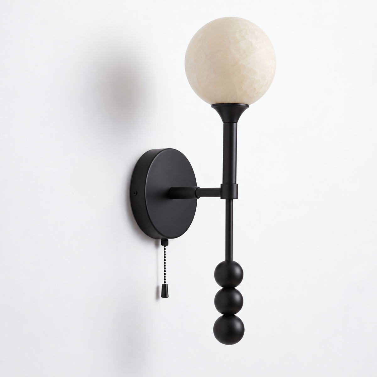 Abacus Alabaster Wall Sconce — product view 6