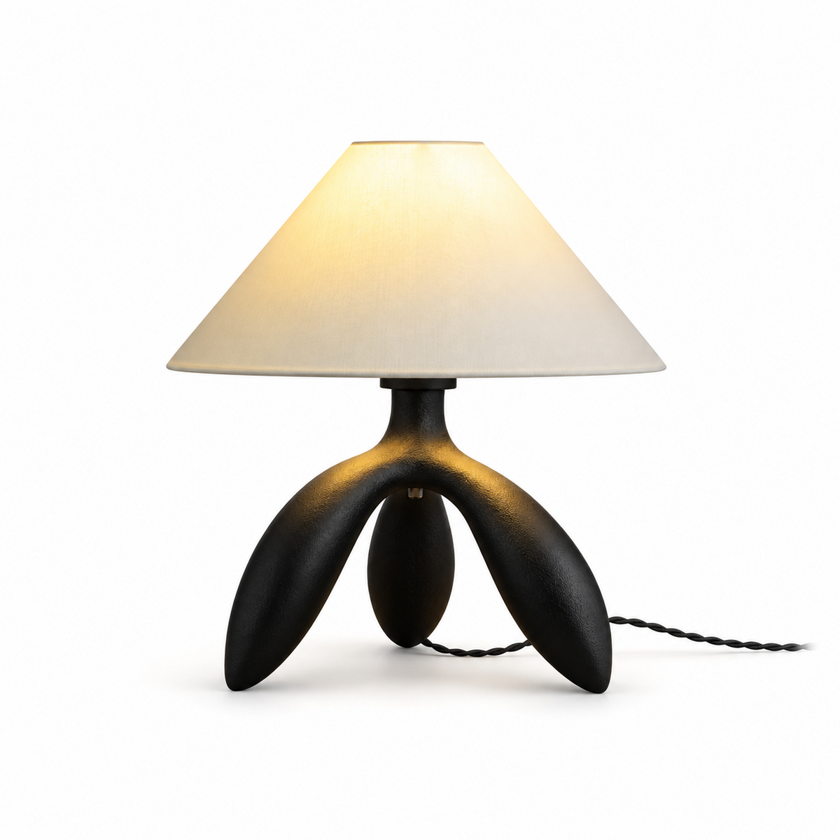 Trefoil Wood Table Lamp — product view 5