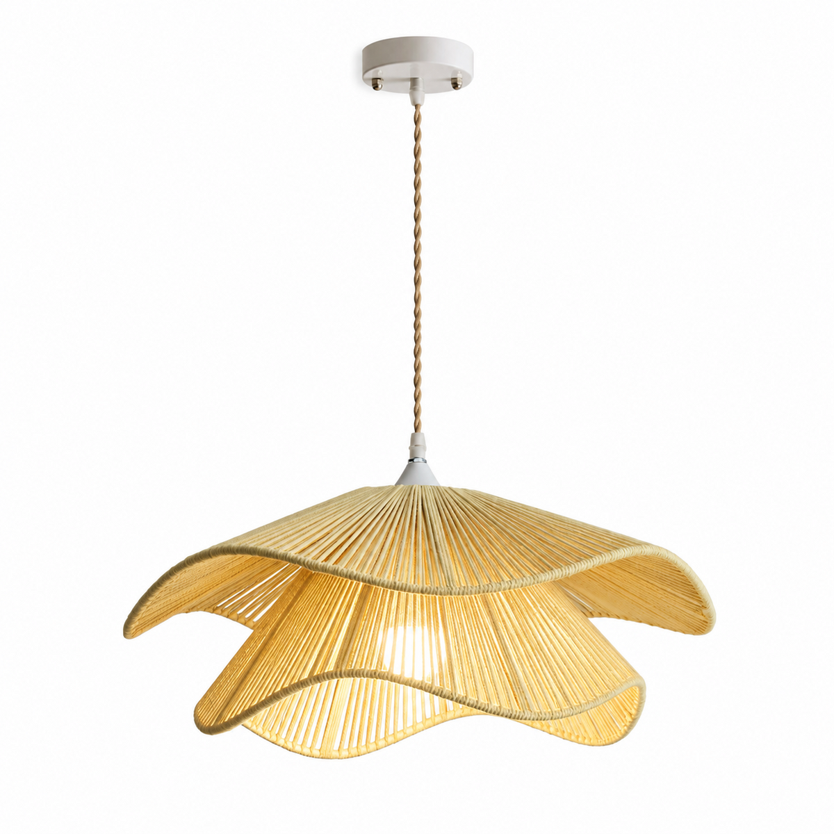 Corolla Cotton Cord Pendant Lamp — product view 6