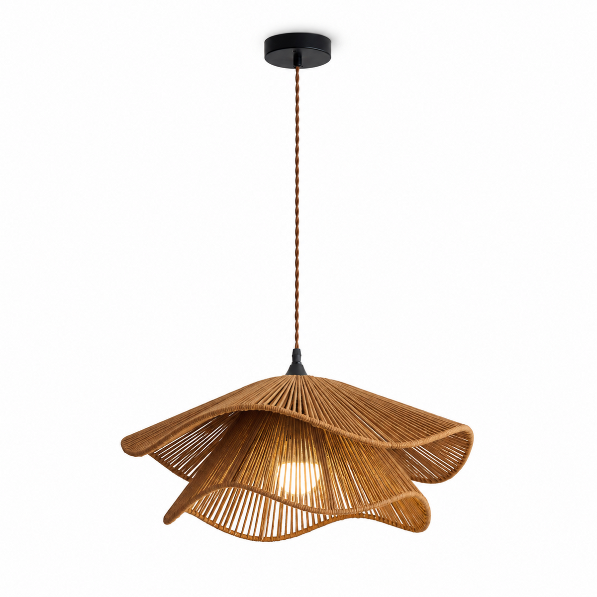 Corolla Cotton Cord Pendant Lamp — product view 5