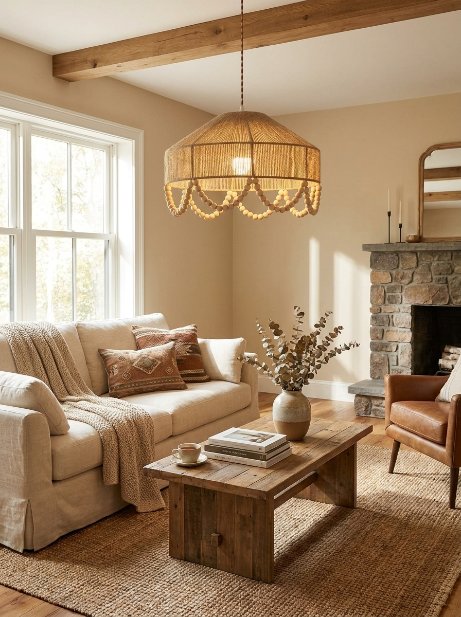 Garland Hemp Rope Pendant Lamp — product view 3