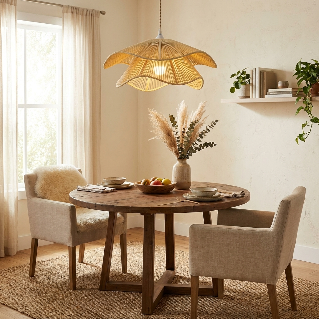 Corolla Cotton Cord Pendant Lamp — product view 2