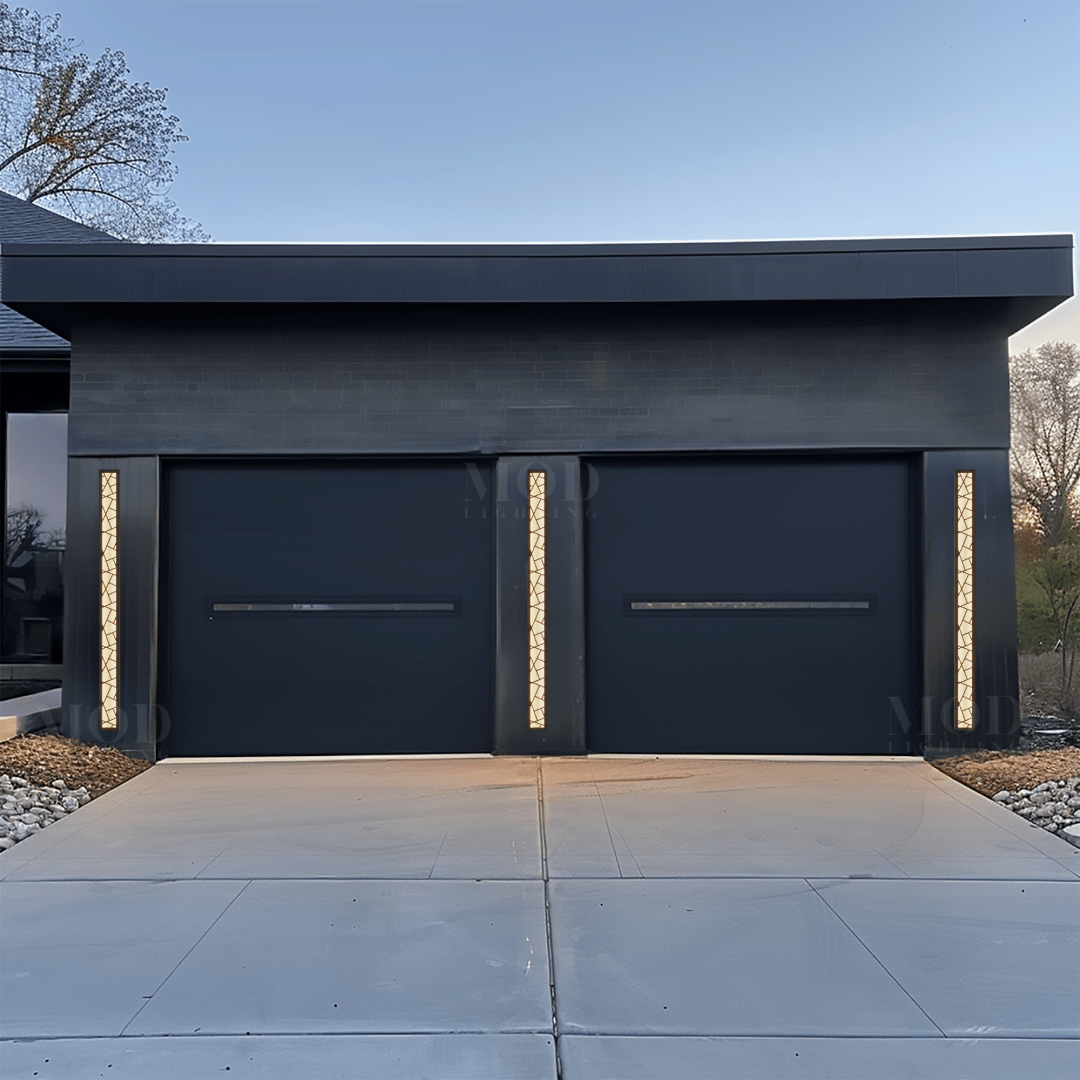 Harper Modern Outdoor LED Post Light Black IP65 Hardwired Pathway Garden — 12 to 59 Inch — product view 6