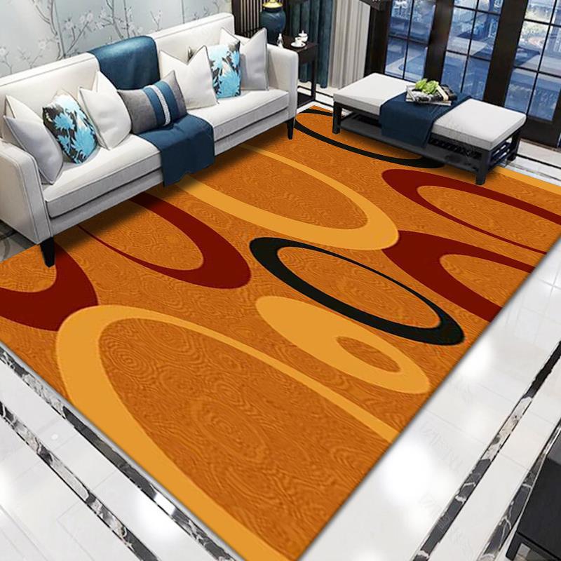 Geometric Pattern Area Rug Bowlift — product view 3