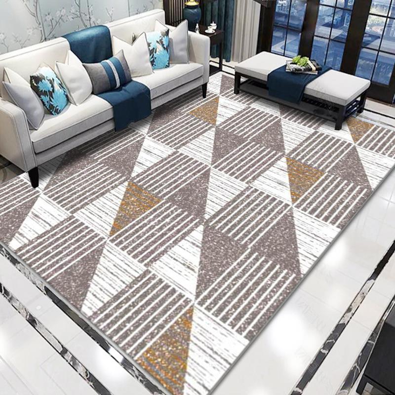 Geometric Pattern Area Rug Bowlift — product view 4
