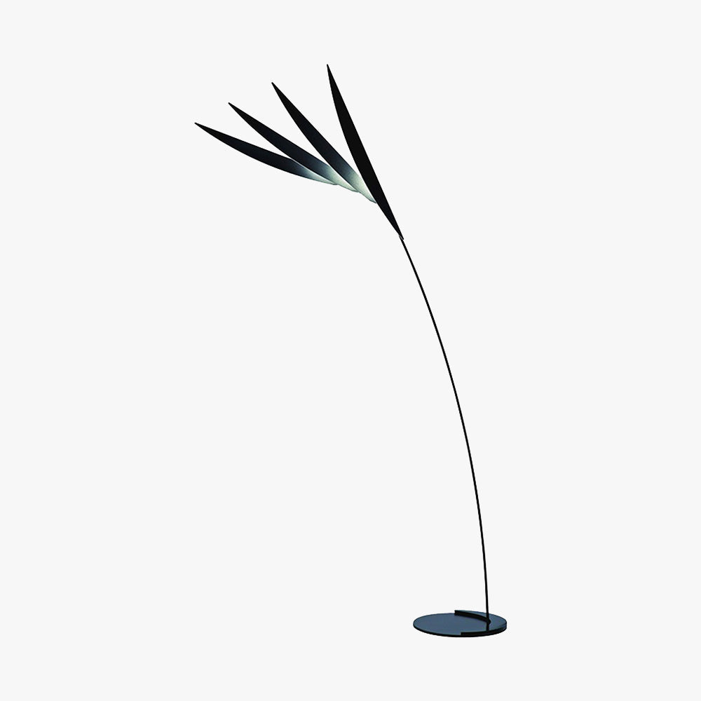 Salgado Leaf Metal/ Long Arm Floor Lamp, Living Room — product view 1