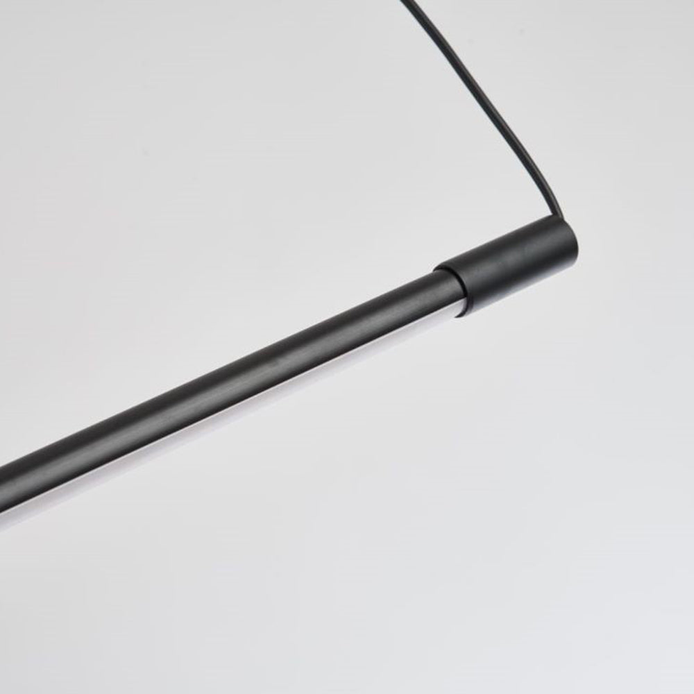 Zynar Minimalist Linear Pendant Light, Black — product view 7