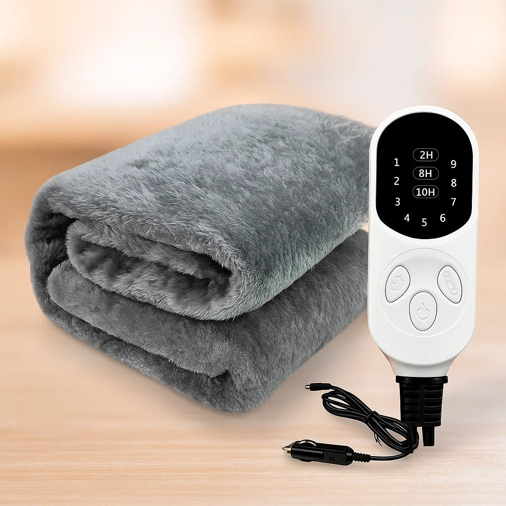 LoungeYard | Electric Blanket Car Heated Washable Travel Throw — product view 1