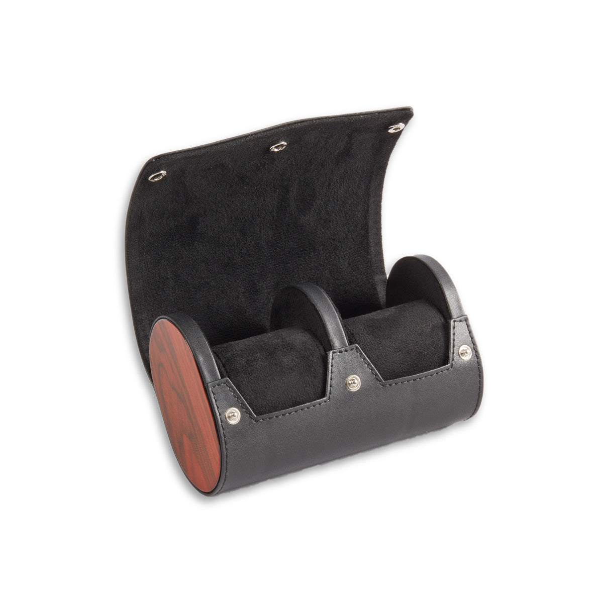 Two Watch Leather Travel Case — product view 4