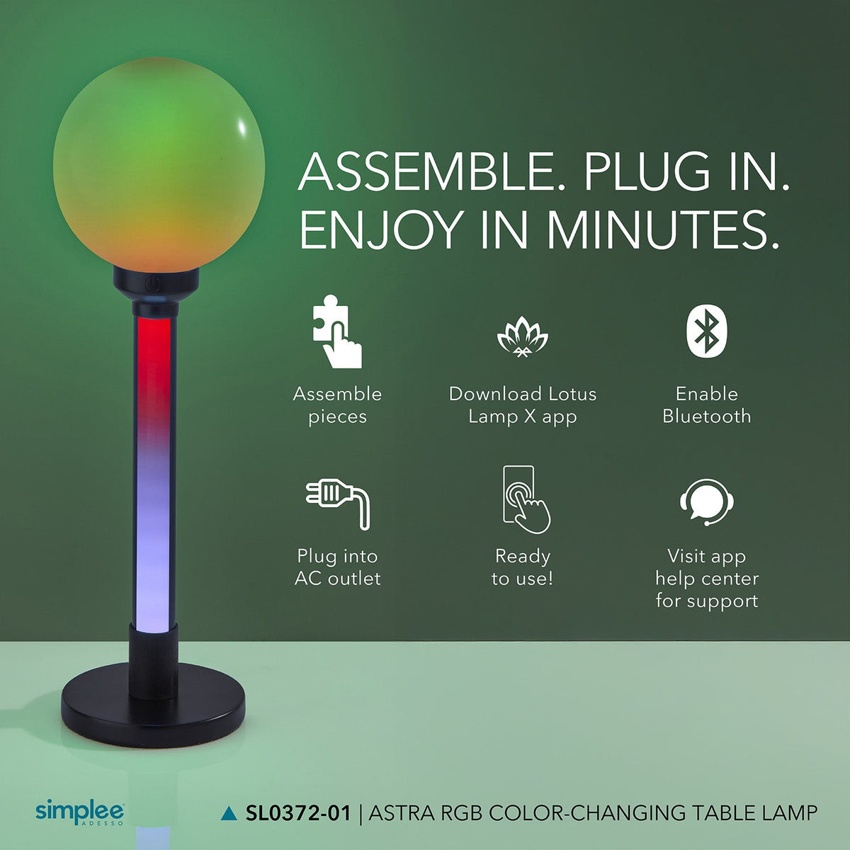Music Sync RGB Lamp — product view 2