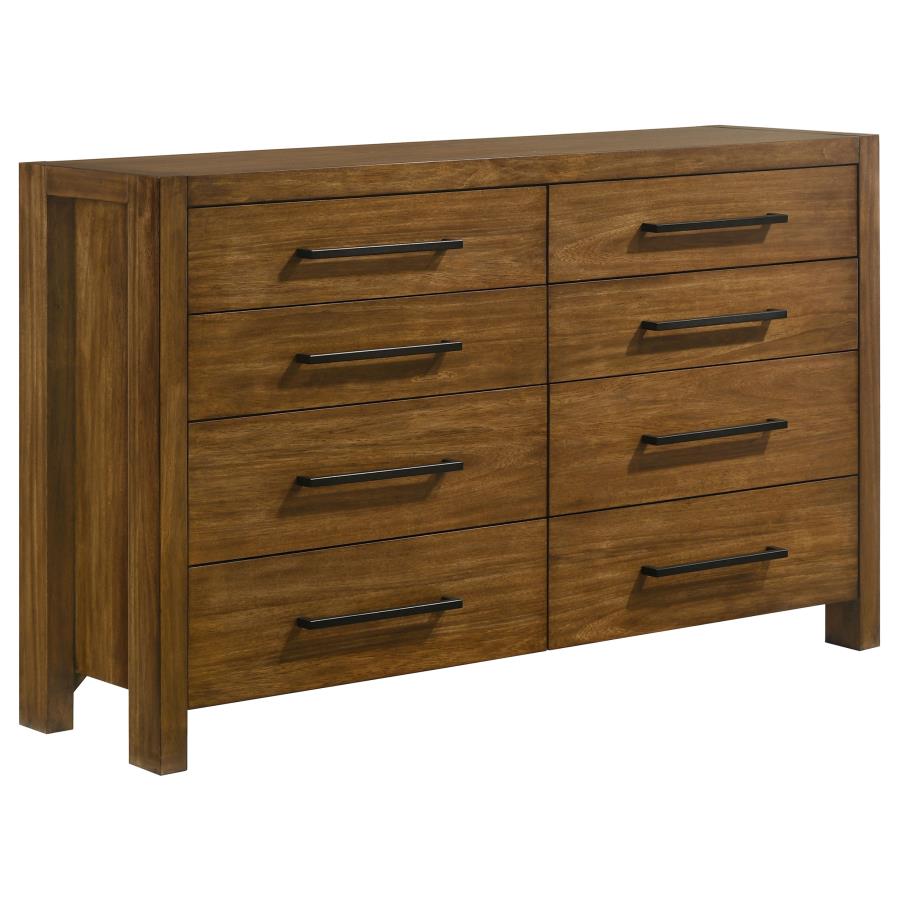 Adderley 8-Drawer Bedroom Dresser Warm Brown – 215853 — product view 2