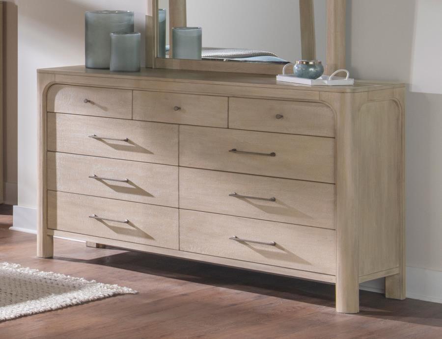 Solano 9-Drawer Bedroom Dresser Weathered Mango – 222523 — product view 1