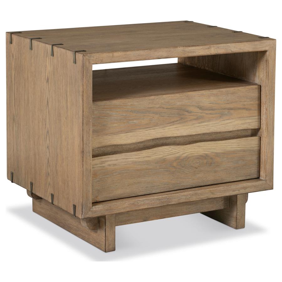 Stillwater Weathered Rustic Oak Finish Wood 4-Piece Queen Bedroom Set – 222801Q-S4 — product view 3