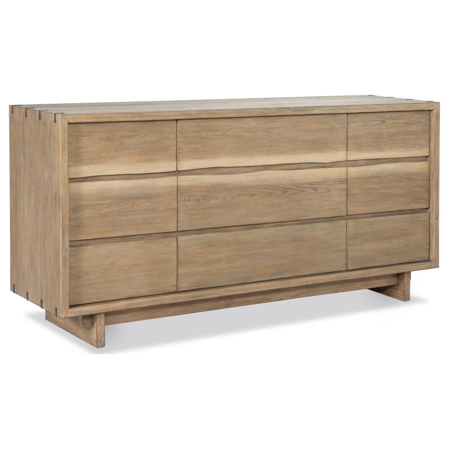 Stillwater Weathered Rustic Oak Finish Wood 4-Piece Queen Bedroom Set – 222801Q-S4 — product view 4