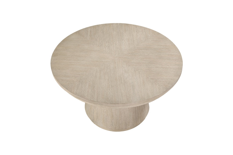 Homelegance Alita Distressed Light Grey 5-Piece Round Dining Table Set – 2477-54RD-5PC — product view 3